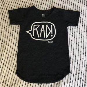 Rags to Raches 3/4T Rad tee